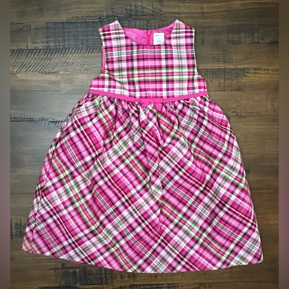 Gymboree Girls Plaid‎ Dress Girls 4T Fancy Gorgeous